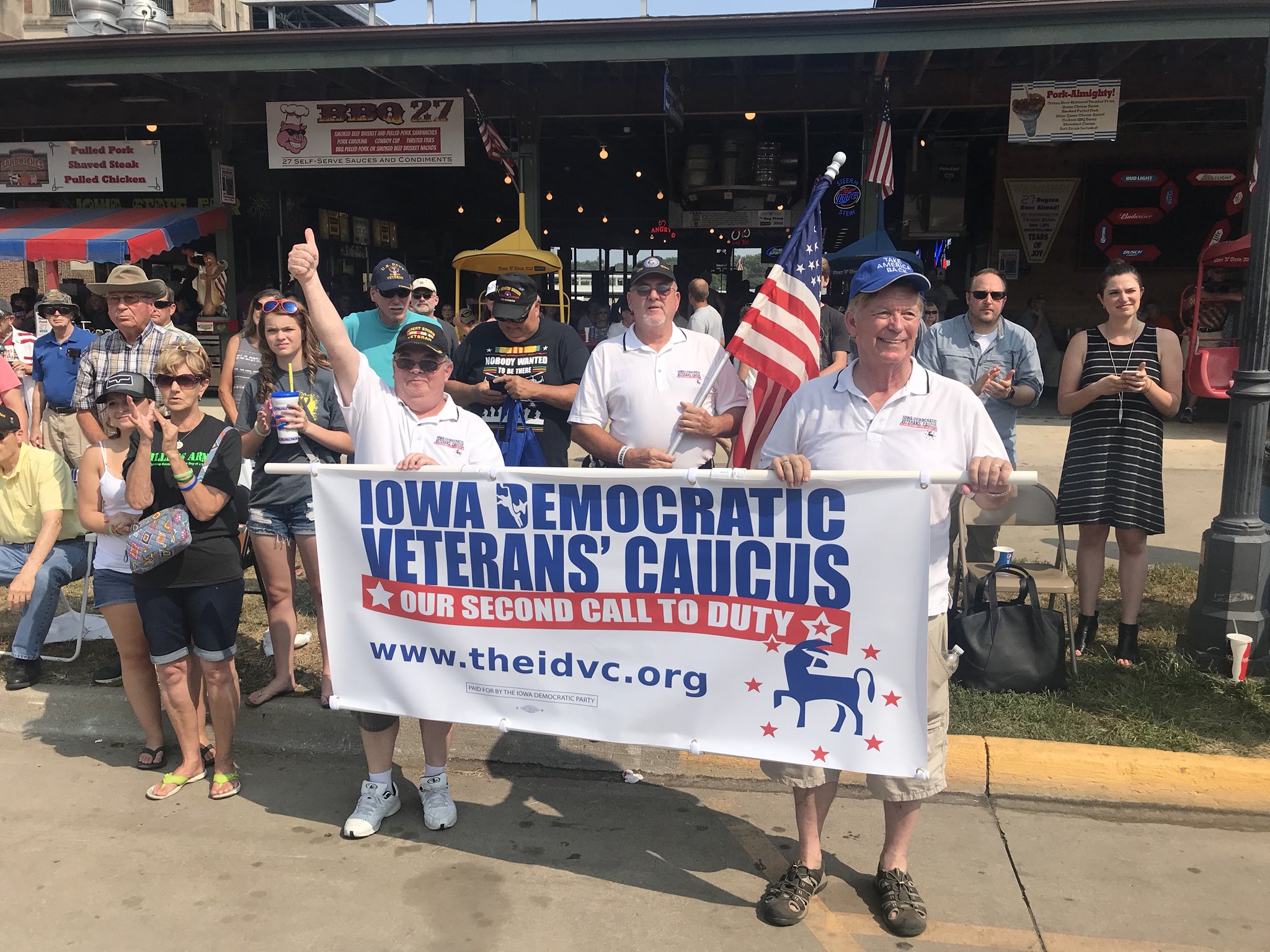 Vets Barred from Iowa State Fair Parade for being Democrats DemVetsPAC